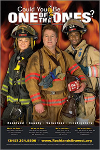 Canned Fire Volunteer Firefighter Recruitment and Retention Campaigns - Poster - Adult