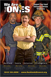 Canned Fire Volunteer Firefighter Recruitment and Retention Campaigns - Poster - Business
